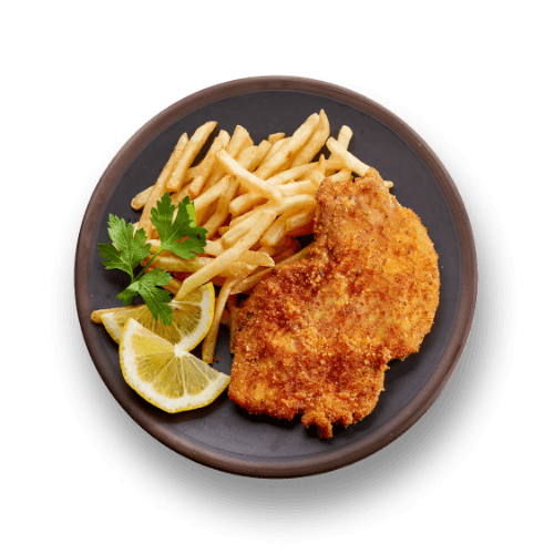A plate of chicken