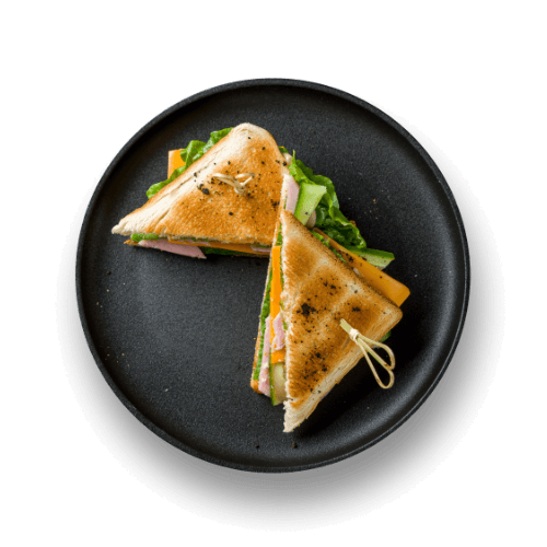 A plate of croque-monsieur